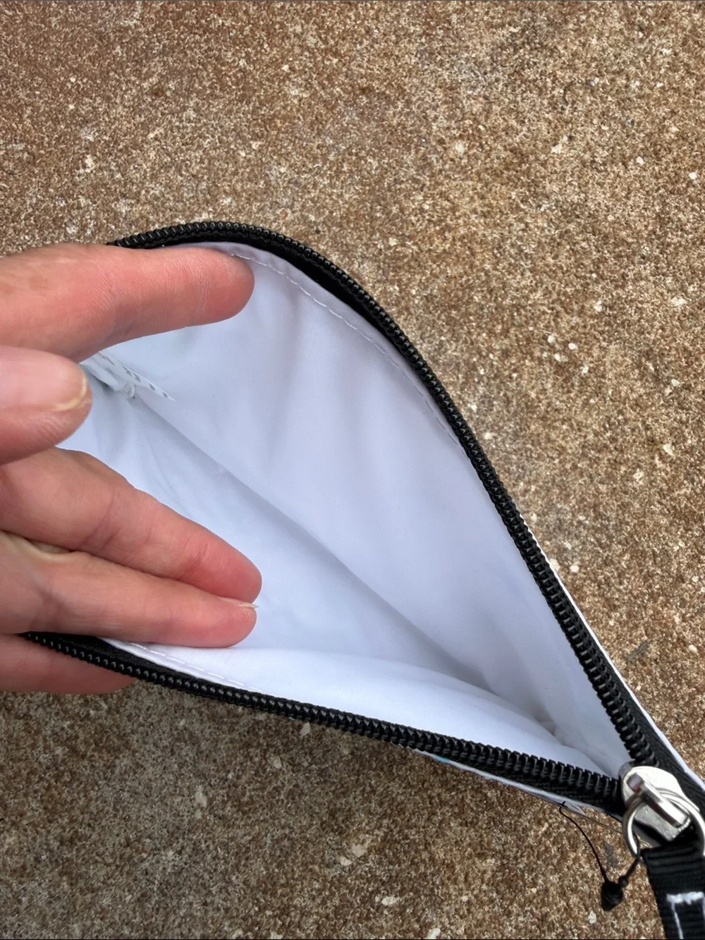 Scout Kate Wristlet in White and Blue Tones